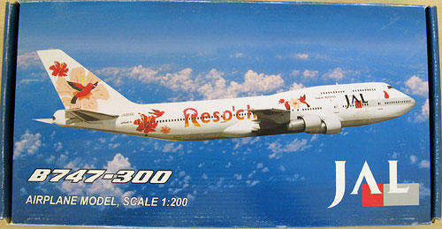 1/200 ＪＴＡ商事 JAL B747-300 リゾッチャ・ピンク