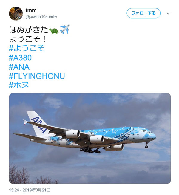 1/200 全日空商事 A380 FLYING HONU JA381A