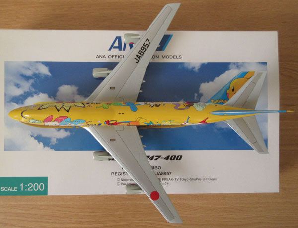1/200 全日空商事 ANA B747-400 ポケモンジェット